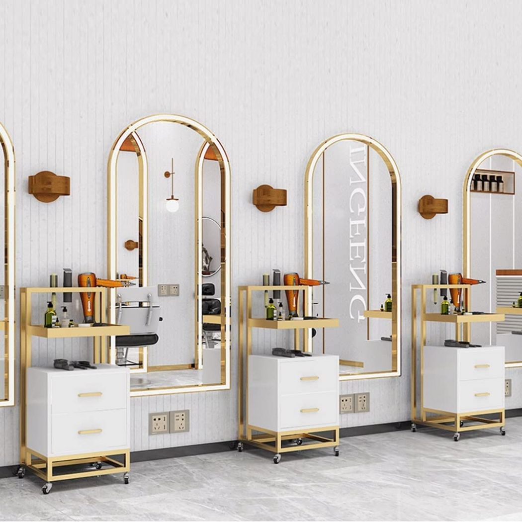 Styling Station Beauty Salon Storage Cabinet Trolley for Salon